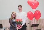 Bride and Groom were Introduced to the Church